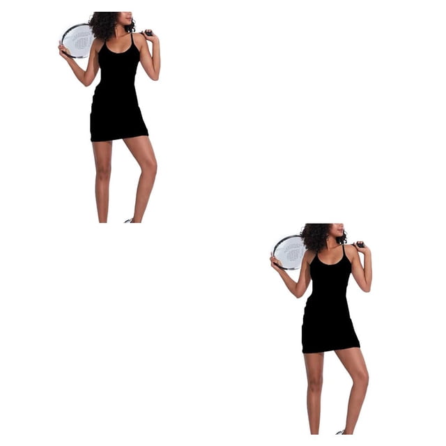 Minnieouse Vestidos atléticos para mujer Traje de baile deportivo Vestido de tenis de golf de secado rápido Type1 NO1