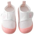 thumbnail image 2 of Kureaily Summer Walking Shoes For Baby Girls Soft Sole Breathable Shoes For Boys 0 3 Years Old/ Size 19,1.5-2 Years(Pink), 2 of 5