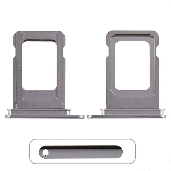 GSA Sim Card Tray for Apple iPhone 11 Pro/ 11 Pro Max - Silver