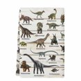 thumbnail image 2 of Dinosaurs Kitchen Towels Set of 1, Natural Primitive Wild Animals Wood Grain Absorbent Dish Towels for Kitchen, Microfiber Hand Towel, Quick Drying Tea Towel for Cleaning Decorative Dishcloths, 2 of 7