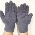 thumbnail image 6 of harmtty 1 Pair Microfiber Dusting Gloves Plant Leaf Cleaning Gloves Fuzzy Dust Removal Gloves for Indoor Plants Furniture Blinds, 6 of 7