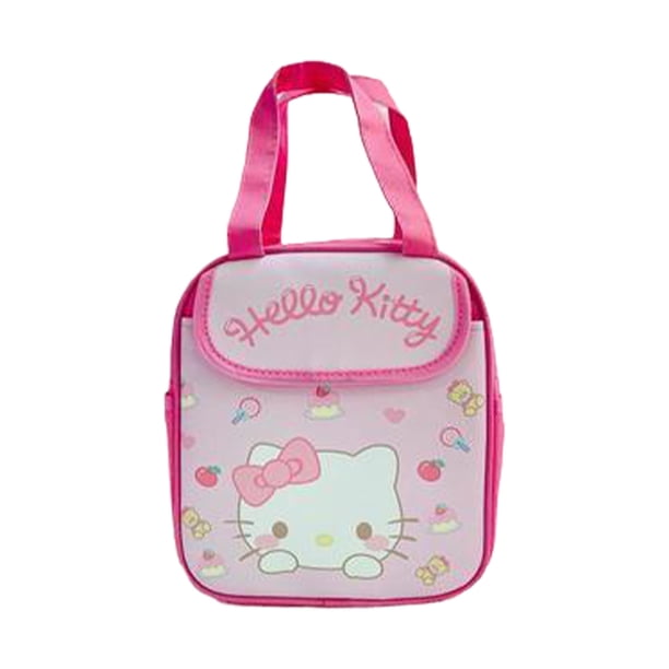 Yuarrent Fiambrera de gran capacidad con bolsa de almuerzo térmica ligera y duradera de dibujos animados para desayuno Kits de desorden para acampar Cabeza K