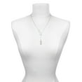 thumbnail image 3 of Delight Jewelry Silvertone Crystal Infinity Sign Silver tone Elegant Infinity Lariat Necklace, 3 of 4