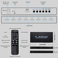 thumbnail image 3 of Extractor de audio compatible con HDMI 1080P 60Hz 4K Divisor de pantalla para cámara de seguridad, 3 of 8