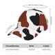 thumbnail image 2 of Fotbe Brown Black Cow Gorro Clásico de Béisbol, Gorra Ajustable con Broche Snapback, Gorro de Exterior de Algodón Suave, 2 of 6
