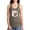 Solid Warm Grey (Racerback Tank), variant on Shadow Box Butterfly T-Shirt Women -Grace Popp Designs, Female Large