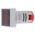 thumbnail image 1 of Voltimetro Digital, AC100-380V Square Digital Display Led Indicator Light,, Volt Meter 20-75Hz Frequency Measuring Device Voltage Detector for Easy Carrying, 1 of 7