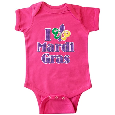 

Inktastic I Love Mardi Gras Gift Baby Boy or Baby Girl Bodysuit