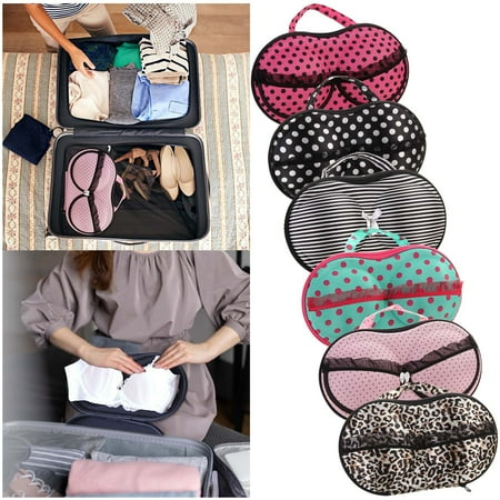 1X Bra Storage Bag Clearance! Bra Box Travel Portable Storage Bag Cute Underwear Covered Bra Storage Box Home Textile Storage