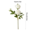 thumbnail image 3 of Artificial Peony Flowers with Adjustable Stems, Realistic Silk-Like Petals, Perfect for Wedding, Home Decor, Floral Arrangements, Faux Bouquets, 3 of 5