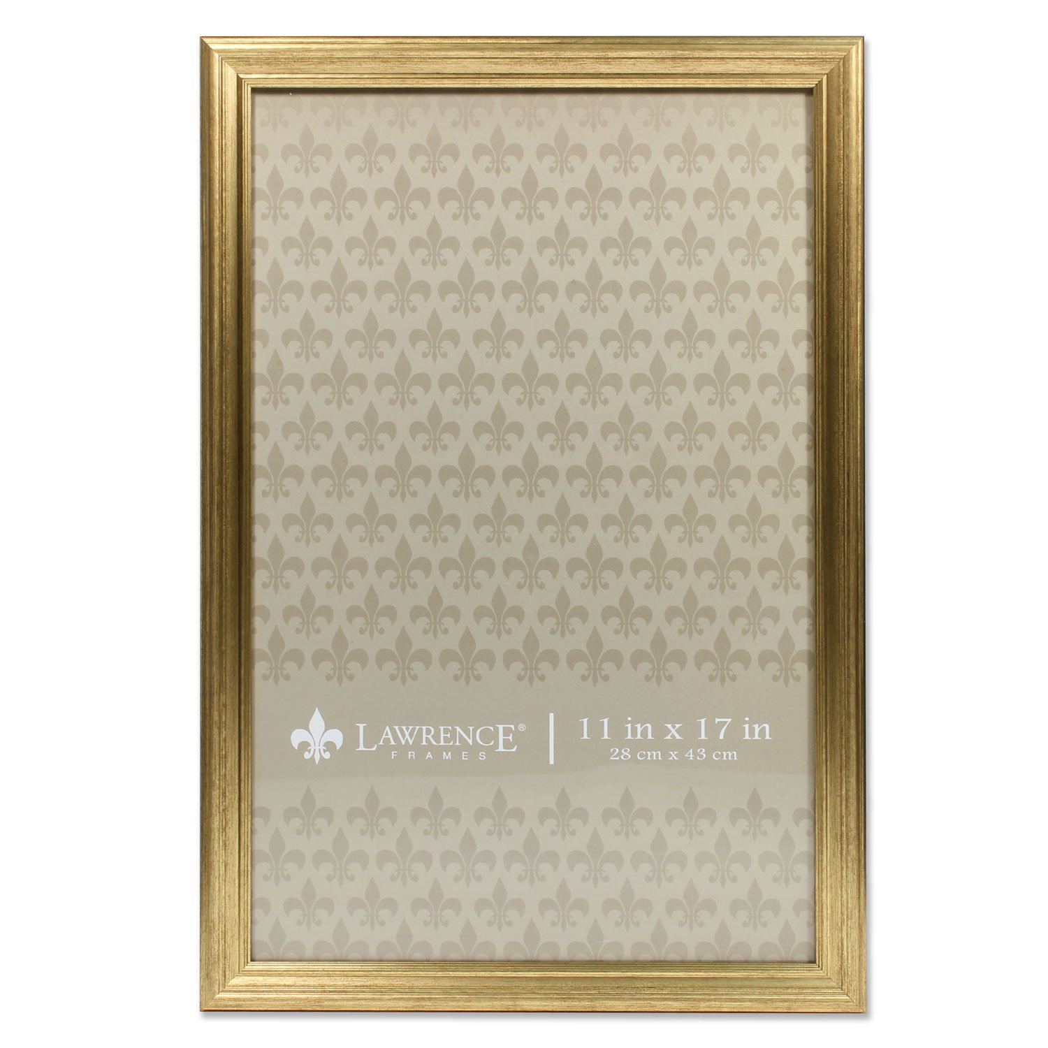 11x17 Sutter Burnished Gold Picture Frame, High quality gold finish