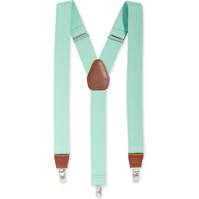 Club Room - Tirantes básicos medianos para hombre, verde, talla única