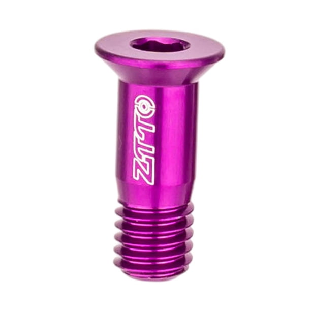 Perno de cambio trasero M5 de 14,2 mm, piezas de perno de rueda, perno de rodillo guía de cambio de bicicleta Púrpura