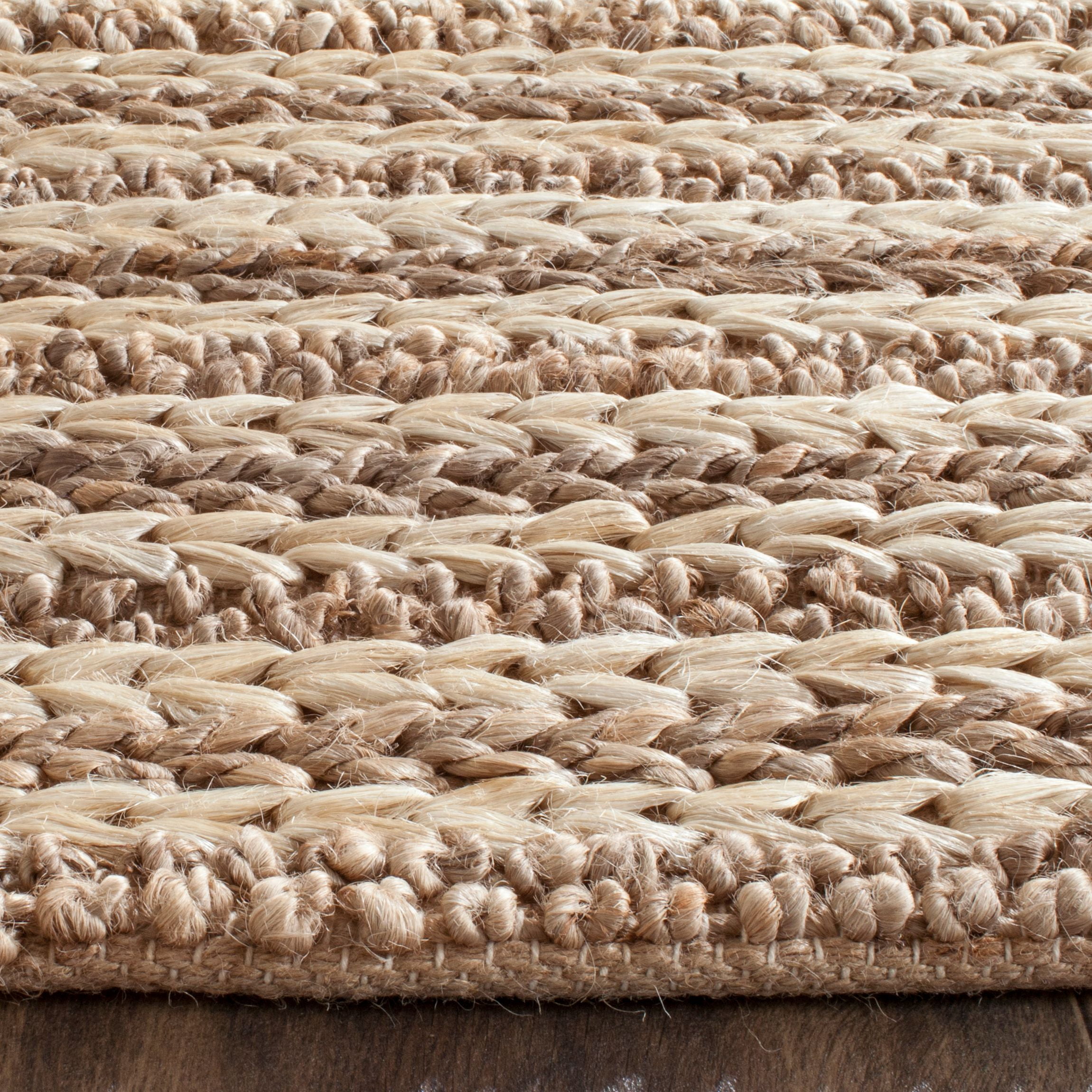 SAFAVIEH Natural Fiber Caymen Braided Jute Runner Rug, Natural, 2'3" x 10'