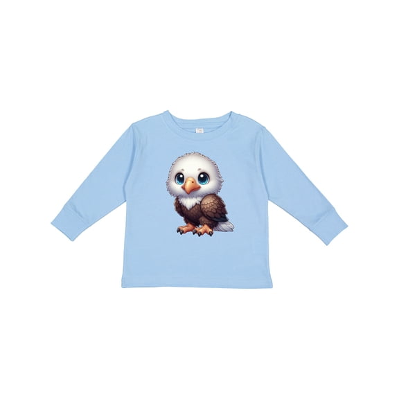 Inktastic Baby Bald Eagle Boys or Girls Long Sleeve Toddler T-Shirt