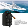 thumbnail image 4 of Fuse And Relay Box, 6 Way Wear  Reliable Fuse Relay Block Durable  for Marine Boat, 4 of 8