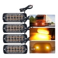 thumbnail image 1 of Hyknon Tools 4PCS 12 LED Car Truck Emergency Light Flash Strobe Brake Lamp Tools, 1 of 5