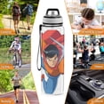 thumbnail image 6 of Motivational Water Bottle 32 oz with Straw, BPA Free Reusable Fitness Sport Bottle Perfect for Travel, School, Outdoors, and Gym Superhero, 6 of 6