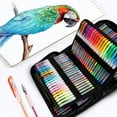 Shuttle Art 130 Colors Gel Pen Set Glitter Neon with Coloring Book