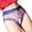 Blue, variant on Women's Briefs Womens Underwear Seamless Bikini with Lace High Waist No Show Underwear Women Ladies Bikini No Show Womens Breathable High Cut Briefs for Women Satin Panties Lot Cut Blue M