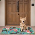 thumbnail image 4 of Doberman Dog Pattern with Pioneer Flower Door Rugs,Washable Non Slip Door Mats Indoor,Decorative Door Mats,Entry Mat Indoor for Entrance,Bedroom,Kitchen,Bathroom,16"x47", 4 of 6