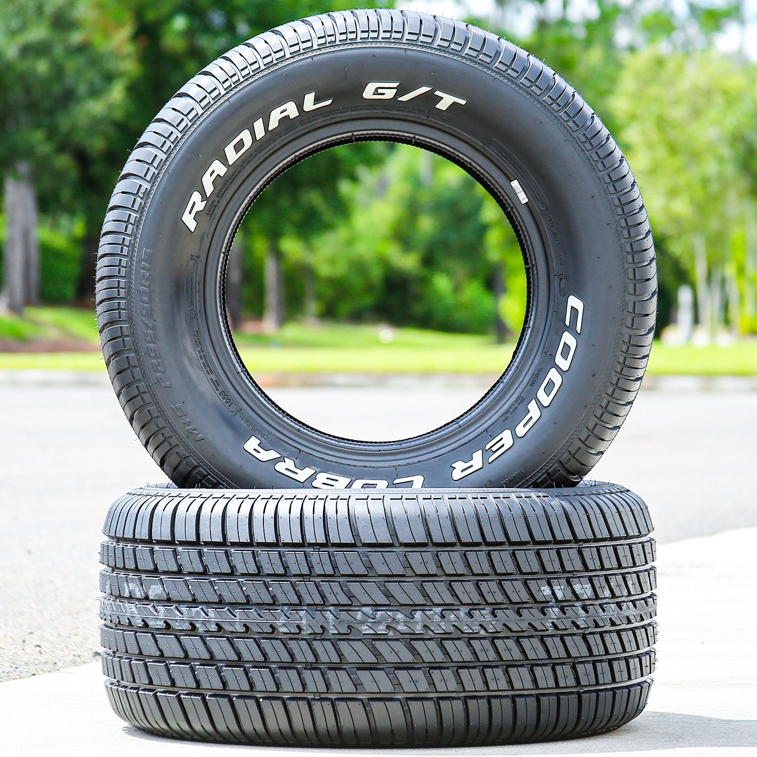 Set of 4 Cooper Cobra Radial G/T 295/50R15 105S a/s All Season Tires