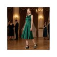 thumbnail image 6 of BLISSFUL STEP Women's Square Toe Velvet Slingback Block Heels Sandals Green 5.5, 6 of 7
