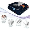 thumbnail image 5 of Alphabet Blanket Space Astronaut Blanket for Boys Girls 30x40 Inch ABC Planet Star Spaceship Rocket Baby Boy Blankets Newborn Super Soft Fleece Toddler Throw Blankets for School Nap Sofa Bedroom Decor, 5 of 6