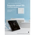thumbnail image 2 of Dual-Hose Wifi Voice Smart Room Thermostat Digital Programmable Air Conditioner Temperature Controller (BAC-006-AW, White), 2 of 8