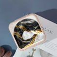 thumbnail image 4 of Creowell Black Marble Gold Accents Jewelry Box for Necklaces Rings Earrings Pink, 4 of 5