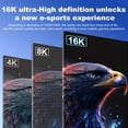 thumbnail image 4 of 16K HDMI 2.2 Cable 96Gbps 8K@120Hz 4K@240Hz 2K@360Hz Supports HDMI 2.1 eARC HDR10+ for PS5/PS6 Laptop Gaming/Home Theater,3.3FT, 4 of 6
