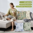 thumbnail image 3 of Bunny Flower Pillow Covers 18x18 Inch Easter Pillow Cases, Farmhouse Holiday Home Decor for Sofa Couch Outdoor, 3 of 5