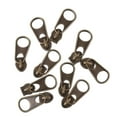 thumbnail image 2 of amagogo 4x10pcs Bronze Zip Puller/Zipper Pull Sliders Head Zipper Repair Kit, 2 of 9