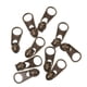 thumbnail image 2 of 10pcs Multi Metal Zip Puller Zipper Sliders Head Cremallera Reparación Kit Reemplazo Bronce 7 Hugo Tirador de la cremallera, 2 of 10