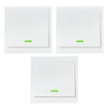 thumbnail image 1 of 3PCS SONOFF Pulsador Interruptor de luz de pared Mando a distancia 1, 1 of 8
