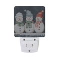 thumbnail image 5 of Yayeee LED Night Light for The Home Plug in With Light Sensors 2 Pack, Green Snowmen, 5 of 6