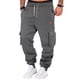 thumbnail image 2 of Pantalones chinos slim fit para hombre: pierna cónica, bragueta con botones, múltiples bolsillos. Pantalones informales/de trabajo con tejido resistente a las manchas., 2 of 5