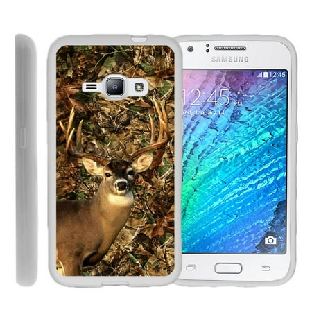 Flexible Case for Samsung Galaxy On5 | SM-G550 Case [ Flex Force ] Lightweight Flexible Phone Case - Deer Hunting