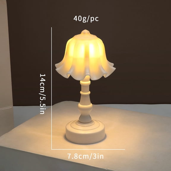 HIKVEX Stylish Small Table Lamp with Adjustable Brightness for Various Settings Orchid