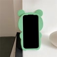 thumbnail image 6 of Cute Case for iPhone 11 Kawaii 3D Cartoon Pig Cartoon Soft Silicone Creative Fun Cover Soft Women Girls Slim Fit Anti-Drop Protective Case for iPhone 11 (Avocado Pig), 6 of 15