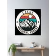 thumbnail image 2 of Cache National Forest Poster Wall Art, Modern Wall Decor, 24x24 UNFRAMED, 2 of 3