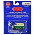 thumbnail image 2 of 1950\'s Divco Delivery Truck Green and Yellow Parmelee Bros. Dairy Products with Milkman Figurine and Carrier 1/87 (HO) Scale Diecast Model by American Heritage Models, 2 of 2