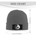 thumbnail image 2 of Buddha Yin Yang Winter Beanie Hat Men WomenBlack Knit Slouchy Beanies Skull Warm Cap, 2 of 7