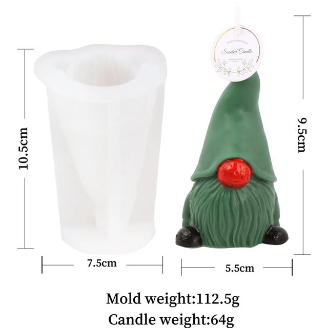 Molde de vela de silicona de cono de pino de Navidad 3D, DIY, hecho a mano, yeso de aromaterapia, resina, Pinecone, manualidades, decoración de Navidad para el hogar
