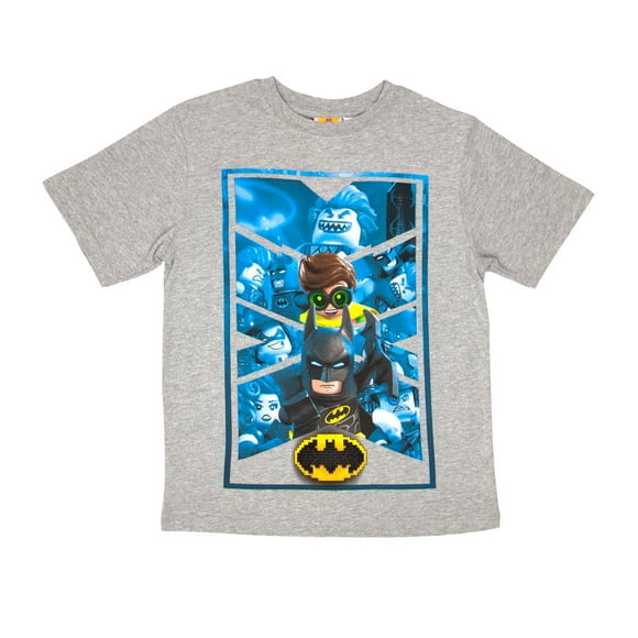 Playera Lego Batman y Villanos Gris Talla 6 LEGO 6 a 7 años LB000013S71