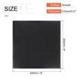 thumbnail image 2 of Black ABS Plastic Sheet 8 x 8 x 0.02 Inch for Building Model, DIY Crafts, Pack of 2 Pcs, 2 of 6