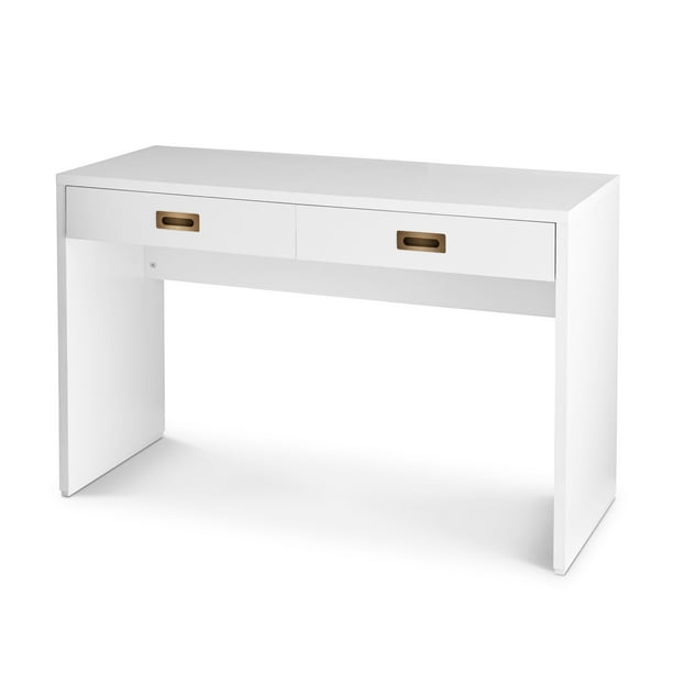 Better Homes Gardens 2 Drawer Ludlow Desk Walmart Com