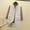 Blanc, variante sur Gilet Long Décontracté pour Femme, Couleur Unie, en Poil d'Agneau, Rond, à Nouer, avec Poches, Chaud, Ample