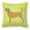Green, variant on Carolines Treasures BB3684PW1818 Bloodhound Checkerboard Blue Fabric Decorative Pillow