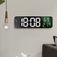 thumbnail image 3 of Reloj Despertador Digital, Espejo LED Digital Reloj Despertador Electrónico Montado En La Pared Pantalla Grande Con Fecha De Temperatura De Alarma Para El Dormitorio De La, 3 of 7